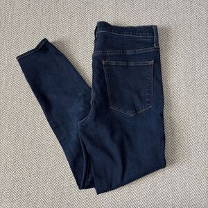 J. Crew Jeans Womens 30 Blue Denim Stretch Denim 9" Mid-Rise Skinny